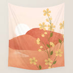Desert Bloom 02 Wall Tapestry Gallery Image 4