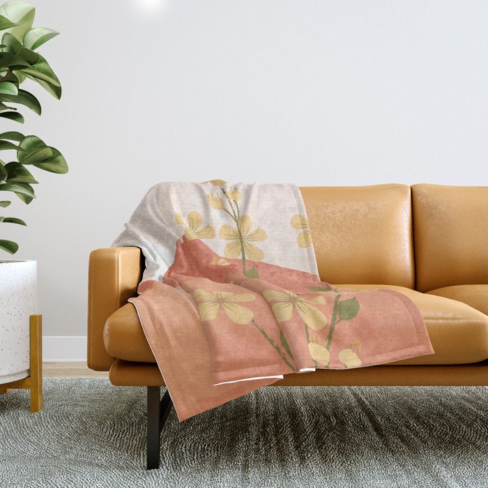 Desert Bloom 02 Throw Blanket Gallery Image 1