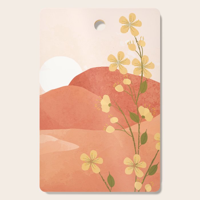 Desert Bloom 02 Cutting Board Gallery Image 1