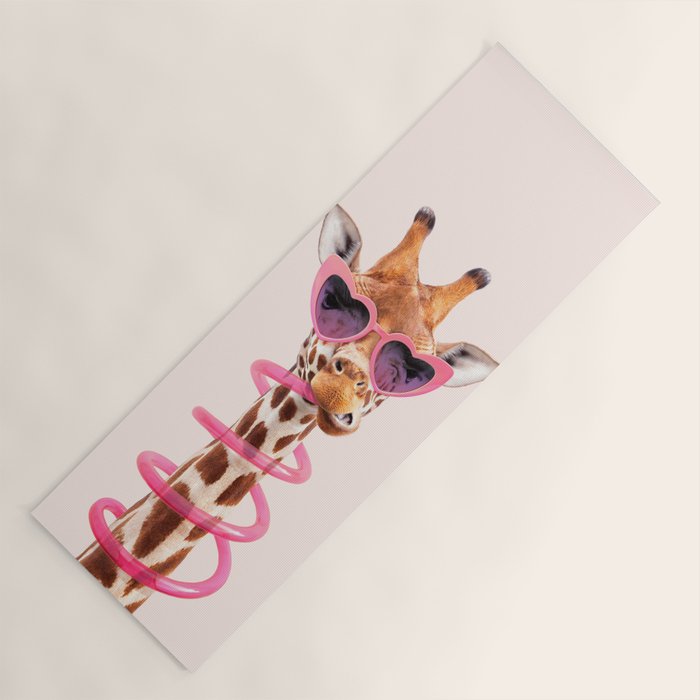 THIRSTY GIRAFFE Yoga Mat Gallery Image 1