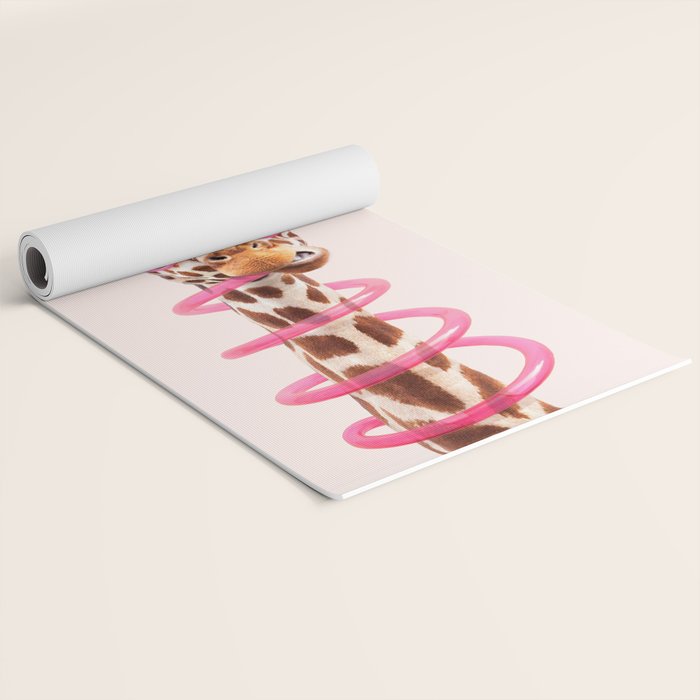 THIRSTY GIRAFFE Yoga Mat Gallery Image 2