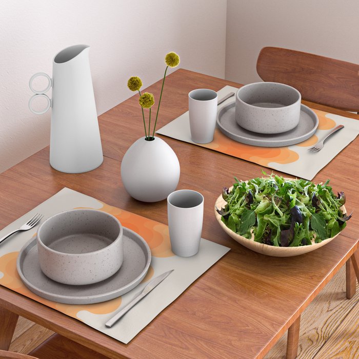 Echoes - Creamsicle Placemat Gallery Image 2