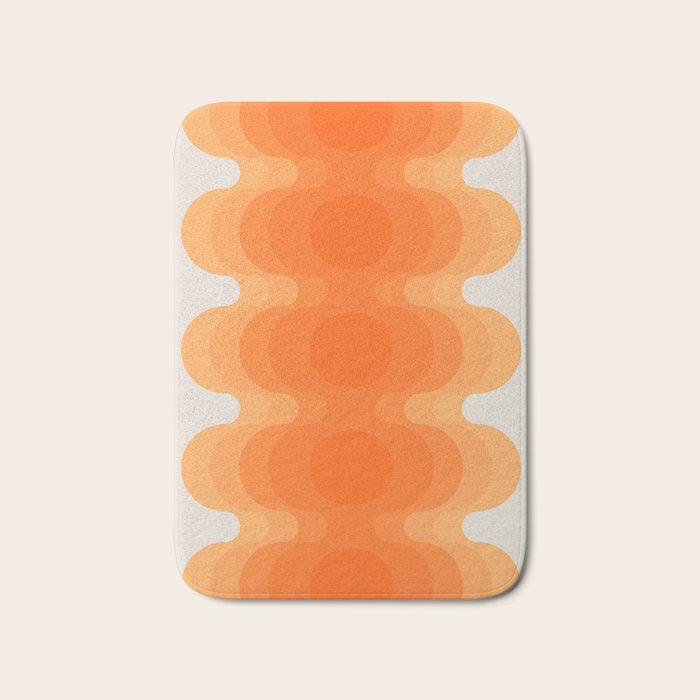 Echoes - Creamsicle Bath Mat Gallery Image 1