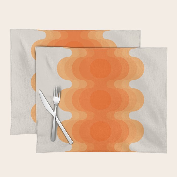 Echoes - Creamsicle Placemat Gallery Image 1