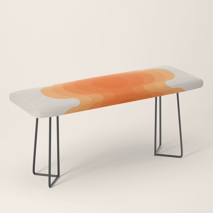 Echoes - Creamsicle Bench Gallery Image 1