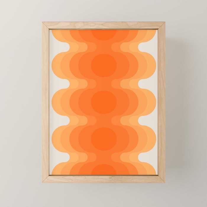 Echoes - Creamsicle Mini Art Print Gallery Image 1