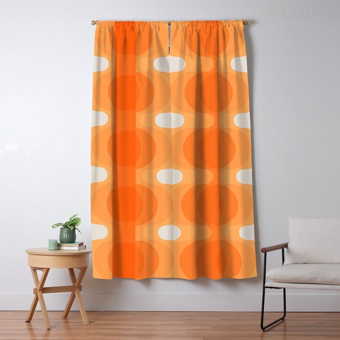 Echoes - Creamsicle Window Curtain Gallery Image 5