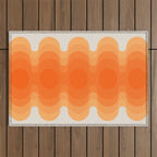 Echoes - Creamsicle Outdoor Rug Gallery Image 1