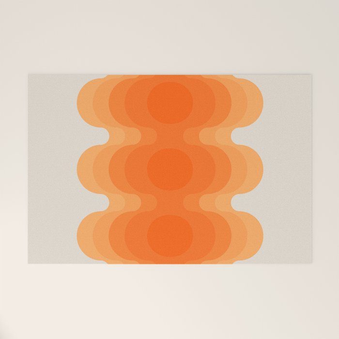 Echoes - Creamsicle Welcome Mat Gallery Image 1