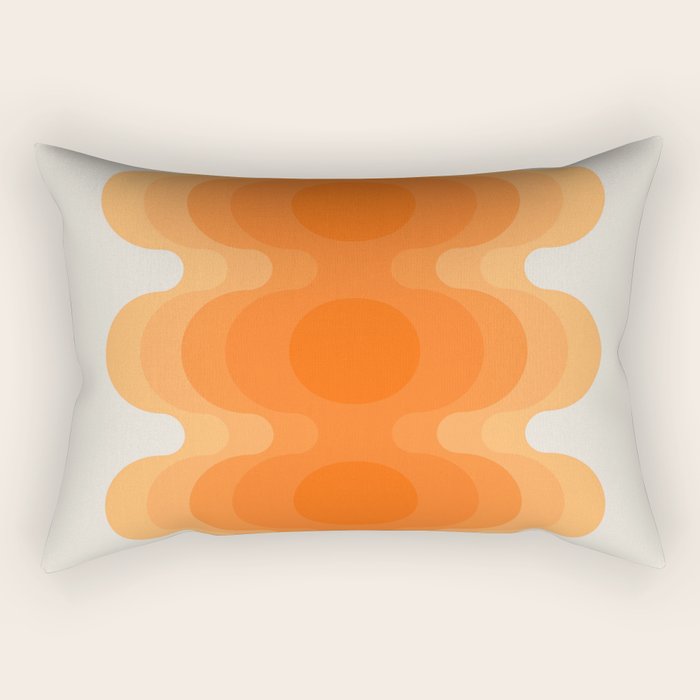 Echoes - Creamsicle Rectangular Pillow Gallery Image 2