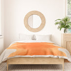 Echoes - Creamsicle Duvet Cover Gallery Image 3