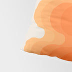 Echoes - Creamsicle Pillow Sham Gallery Image 4