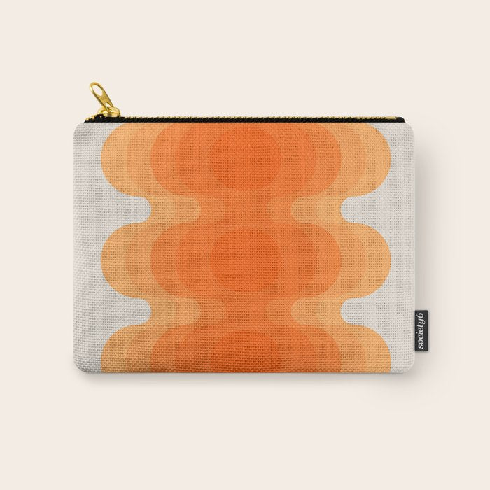 Echoes - Creamsicle Carry All Pouch Gallery Image 1