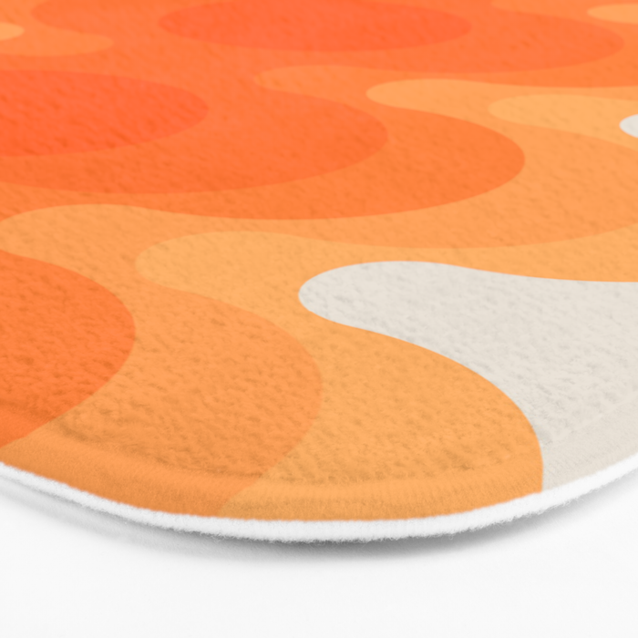 Echoes - Creamsicle Bath Mat Gallery Image 3