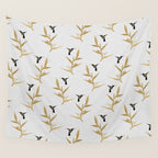 Hummingbird & Flower II Wall Tapestry Gallery Image 4