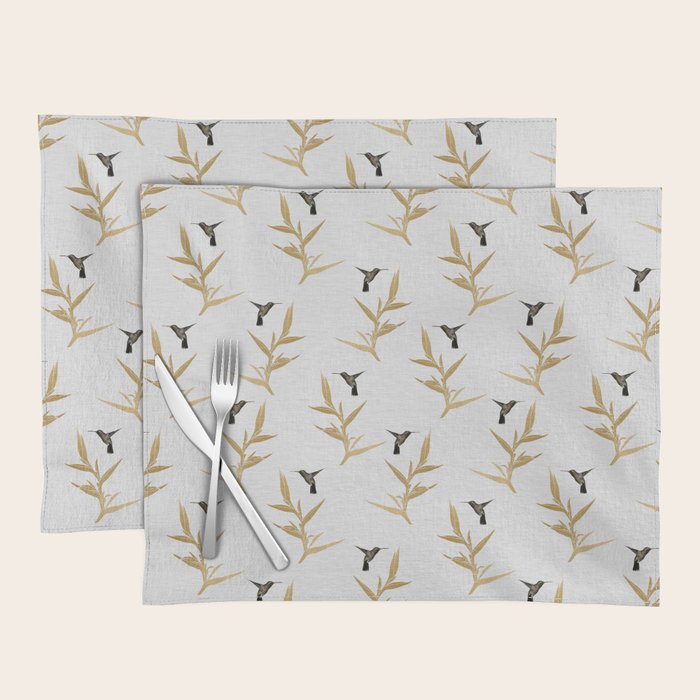 Hummingbird & Flower II Placemat Gallery Image 1