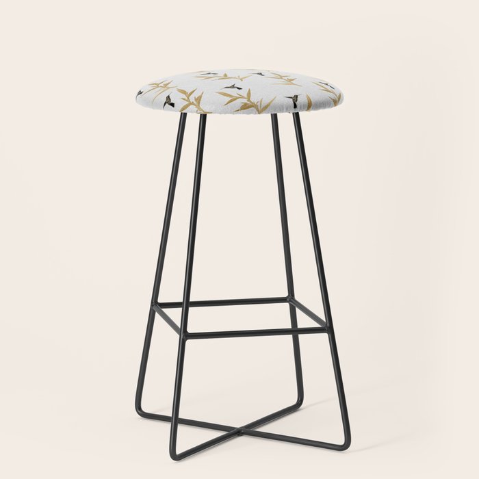 Hummingbird & Flower II Stool Gallery Image 1