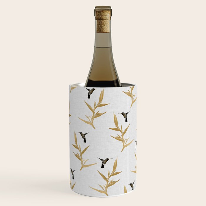 Hummingbird & Flower II Wine Chiller Gallery Image 1