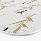 Hummingbird & Flower II Bath Mat Gallery Image 3