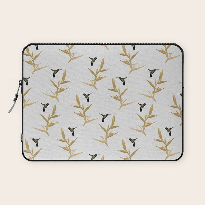 Hummingbird & Flower II Laptop Sleeve Gallery Image 1