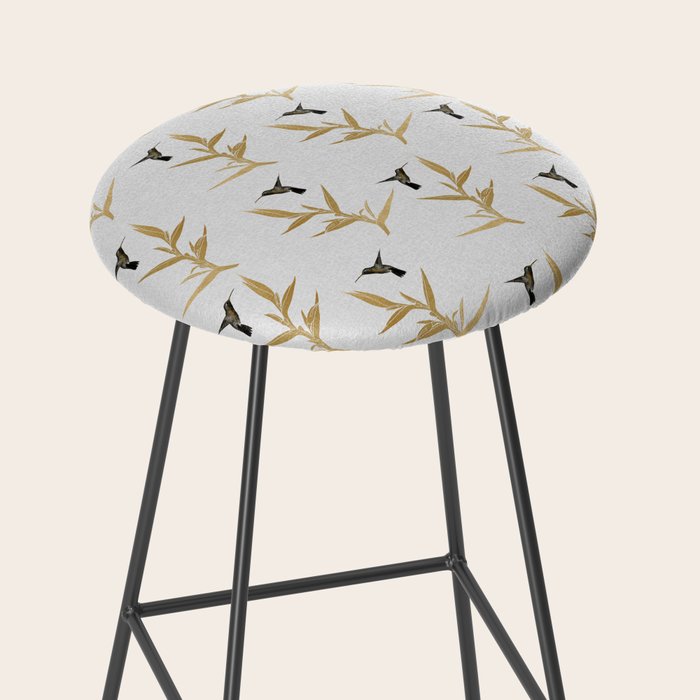 Hummingbird & Flower II Stool Gallery Image 2