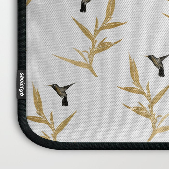Hummingbird & Flower II Laptop Sleeve Gallery Image 3