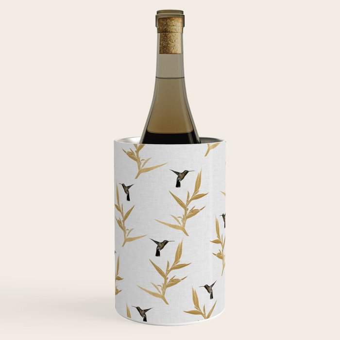 Hummingbird & Flower II Wine Chiller Gallery Image 3