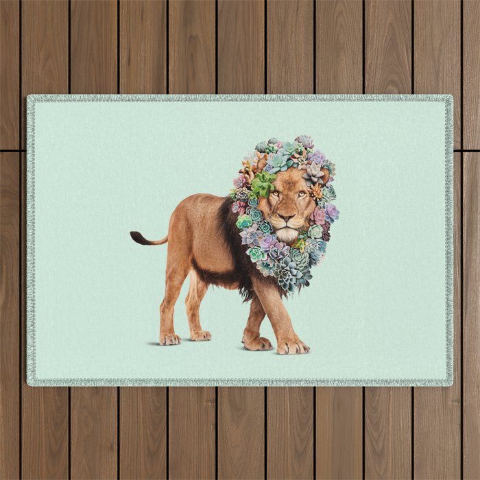 SUCCULENT LION Outdoor Rug Gallery Image 1