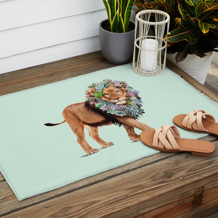 SUCCULENT LION Outdoor Rug Gallery Image 2
