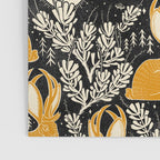 Jackalope - black & marigold  Poster Gallery Image 3