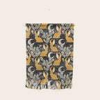 Jackalope - black & marigold  Wall Hanging Gallery Image 1