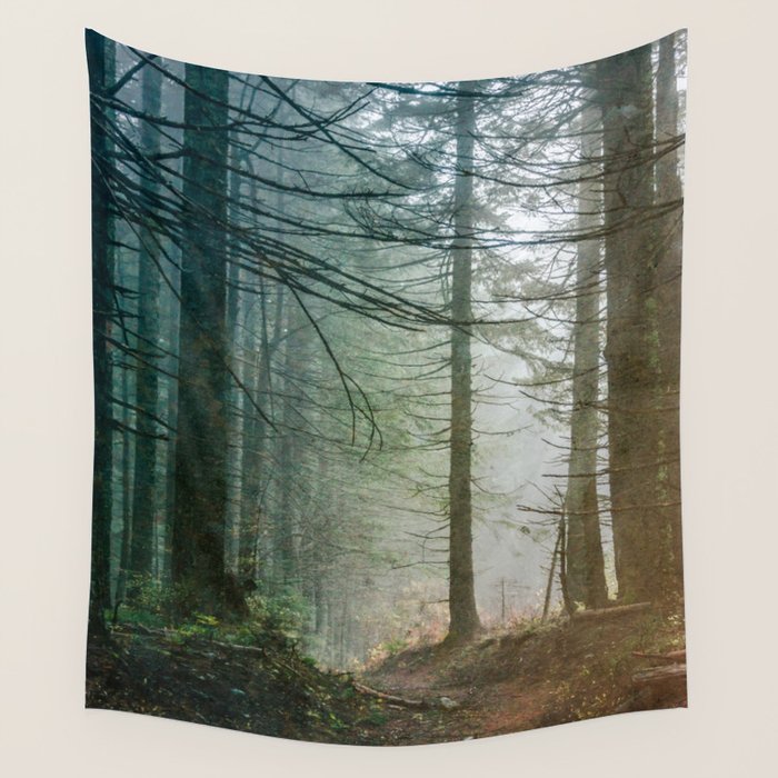 Into The Forest V - Pacific Northwest Nature Adventure Wall Tapestry Gallery Image 1