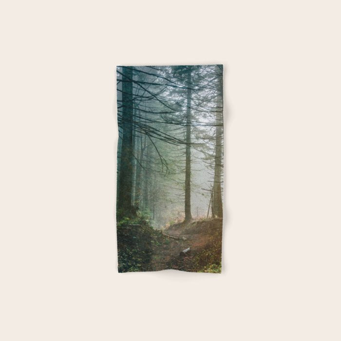 Into The Forest V - Pacific Northwest Nature Adventure Bath Towel Gallery Image 1