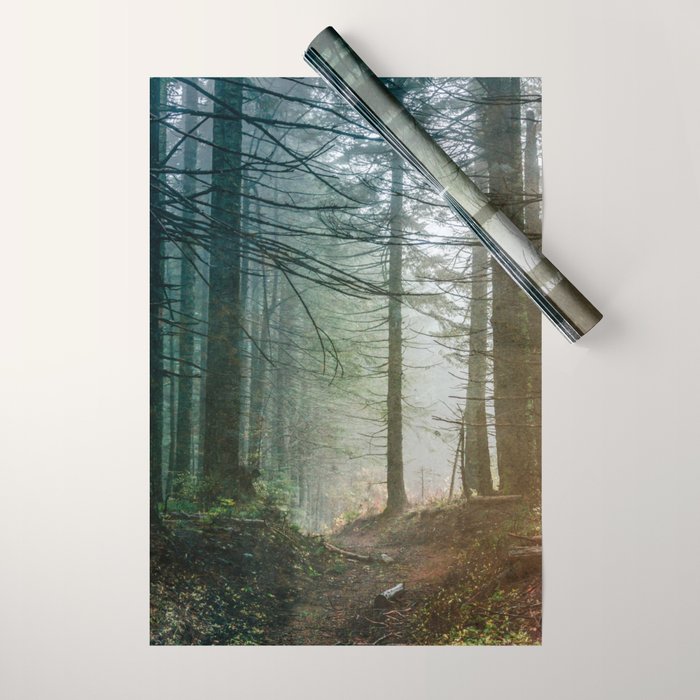 Into The Forest V - Pacific Northwest Nature Adventure Wrapping Paper Gallery Image 1