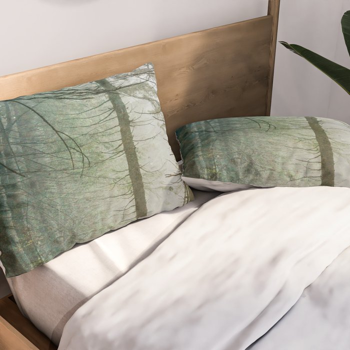 Into The Forest V - Pacific Northwest Nature Adventure Pillow Sham Gallery Image 2