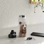 Grizzly Bear - Colorful Water Bottle Gallery Image 5