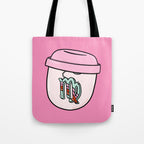 Virgo Keychain Tote Bag Gallery Image 1
