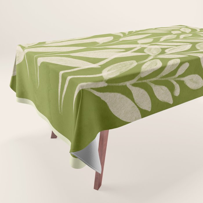 Minimal Abstract Art Plant 46 Tablecloth Gallery Image 1