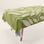 Minimal Abstract Art Plant 46 Tablecloth Gallery Image 1