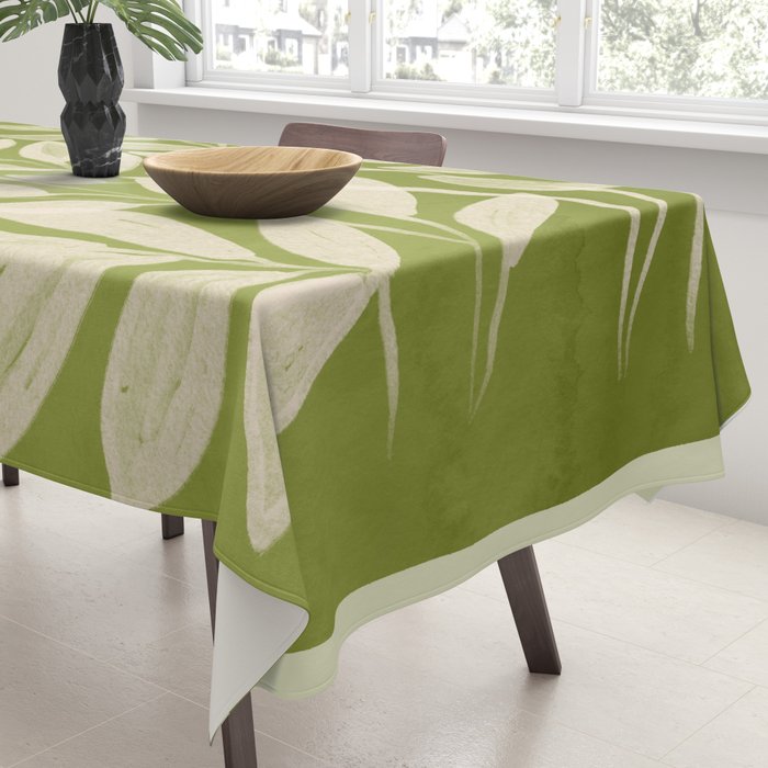 Minimal Abstract Art Plant 46 Tablecloth Gallery Image 3