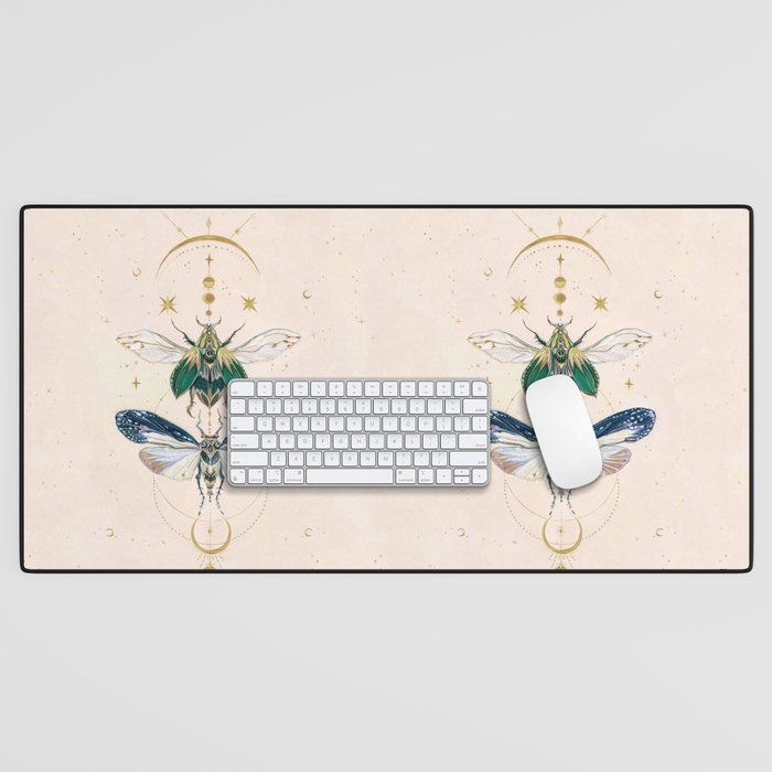 Moon insects Desk Mat Gallery Image 1
