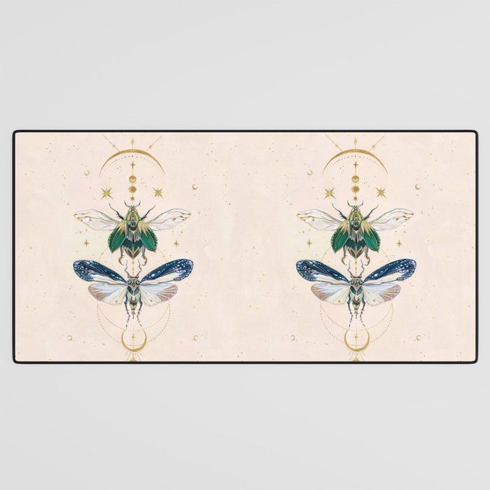 Moon insects Desk Mat Gallery Image 3