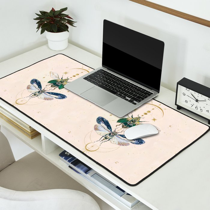 Moon insects Desk Mat Gallery Image 2