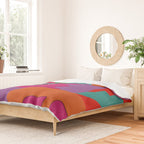 abstraction  pink minimal Duvet Cover Gallery Image 2
