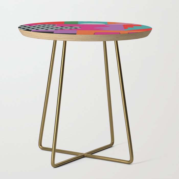 abstraction  pink minimal Side Table Gallery Image 1