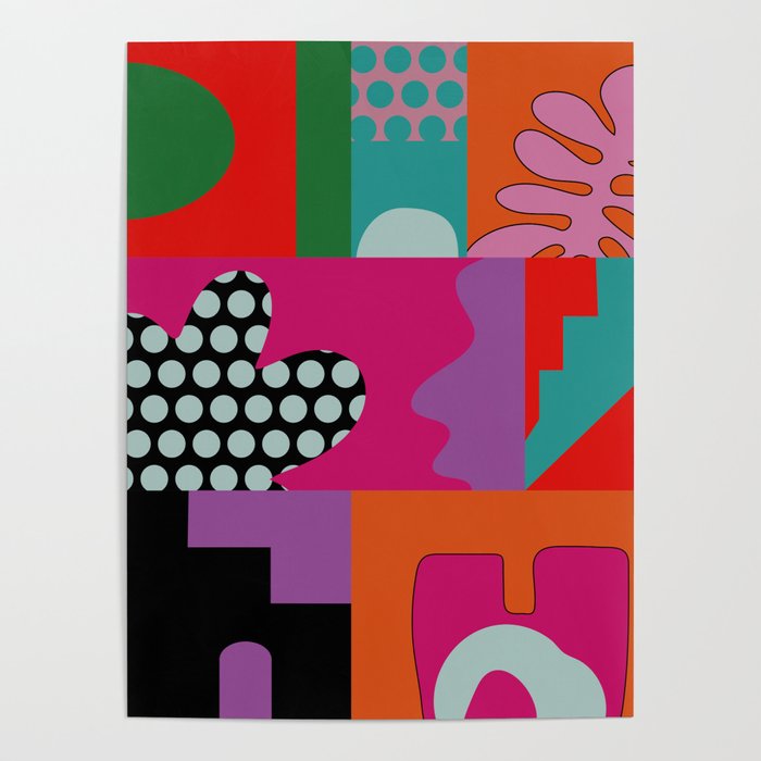 abstraction  pink minimal Poster Gallery Image 4