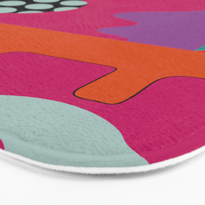 abstraction  pink minimal Bath Mat Gallery Image 3