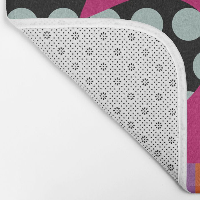 abstraction  pink minimal Bath Mat Gallery Image 2
