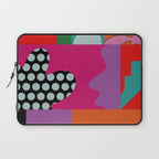 abstraction  pink minimal Laptop Sleeve Gallery Image 1