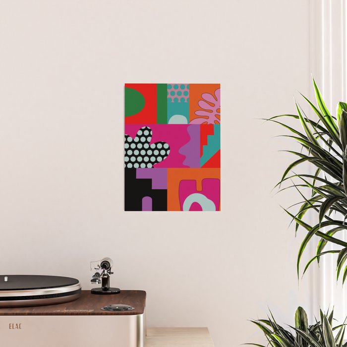 abstraction  pink minimal Poster Gallery Image 2